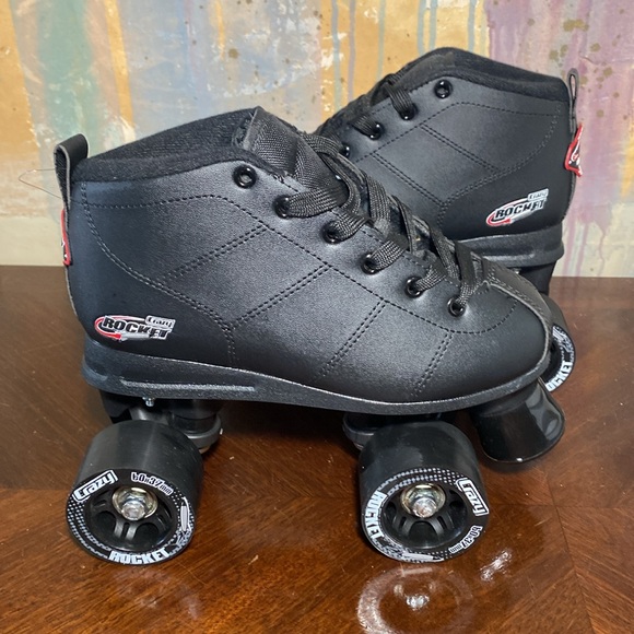 Crazy Rocket Juinor Roller Skates Black Unisex Size 2 NWOT - Picture 7 of 9